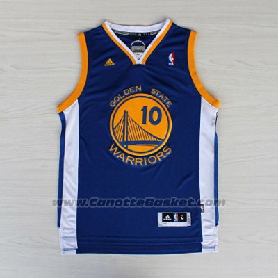 Maglia Golden State Warriors David Lee #10 Blu